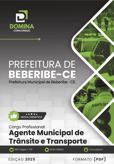 Apostila Agente Municipal de Trânsito e Transporte Beberibe CE 2025 1 Apostila Agente Municipal de Trânsito e Transporte Beberibe CE 2025