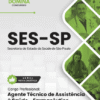 Apostila Agente Técnico de Assistência Saúde Farmacêutico SES SP 2025