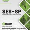 Apostila Agente Técnico de Assistência Saúde Fisioterapeuta SES SP 2025