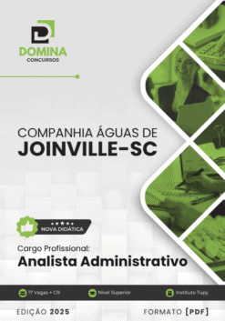 Apostila Analista Administrativo Águas de Joinville SC 2025
