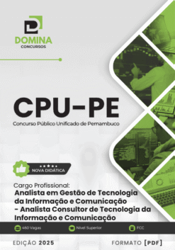 Apostila Analista Consultor Tecnologia da Informação Comunicação CPU PE 2025