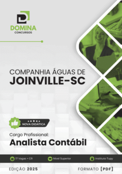 Apostila Analista Contábil Águas de Joinville SC 2025