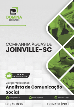 Apostila Analista de Comunicação Social Águas de Joinville SC 2025