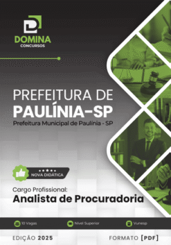 Apostila Analista de Procuradoria Paulínia SP 2025