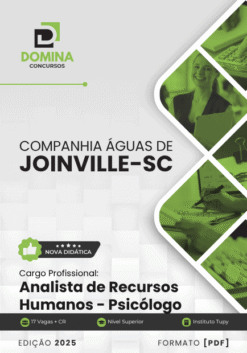 Apostila Analista de Recursos Humanos Psicólogo Águas de Joinville SC 2025