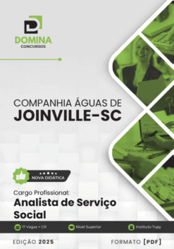 Apostila Analista de Serviço Social Águas de Joinville SC 2025