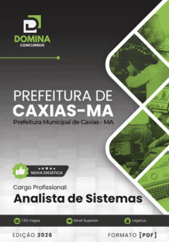 Apostila Analista de Sistemas Caxias MA 2026