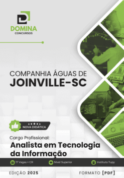 Apostila Analista em Tecnologia da Informação Águas de Joinville SC 2025