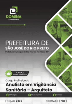 Apostila Analista em Vigilância Sanitária Arquiteto São José do Rio Preto SP 2025