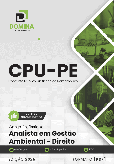 Apostila Analista Gestão Ambiental Direito CPU PE 2025 1 Apostila Analista Gestão Ambiental Direito CPU PE 2025
