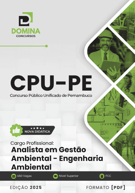 Apostila Analista Gestão Ambiental Engenharia Ambiental CPU PE 2025 1 Apostila Analista Gestão Ambiental Engenharia Ambiental CPU PE 2025