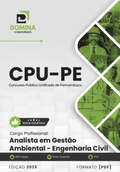 Apostila Analista Gestão Ambiental Engenharia Civil CPU PE 2025