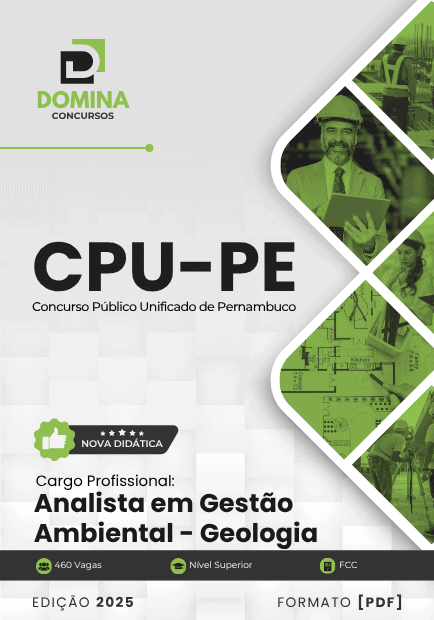 Apostila Analista Gestão Ambiental Geologia CPU PE 2025 1 Apostila Analista Gestão Ambiental Geologia CPU PE 2025