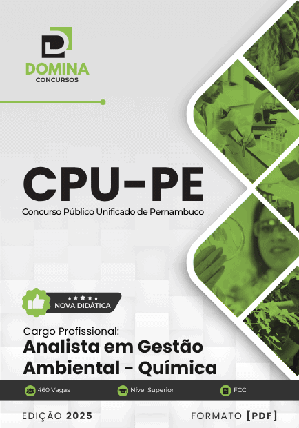 Apostila Analista Gestão Ambiental Química CPU PE 2025 1 Apostila Analista Gestão Ambiental Química CPU PE 2025