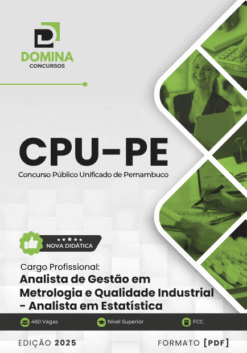 Apostila Analista Gestão Metrologia Analista em Estatística CPU PE 2025