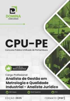Apostila Analista Gestão Metrologia Analista Jurídico CPU PE 2025