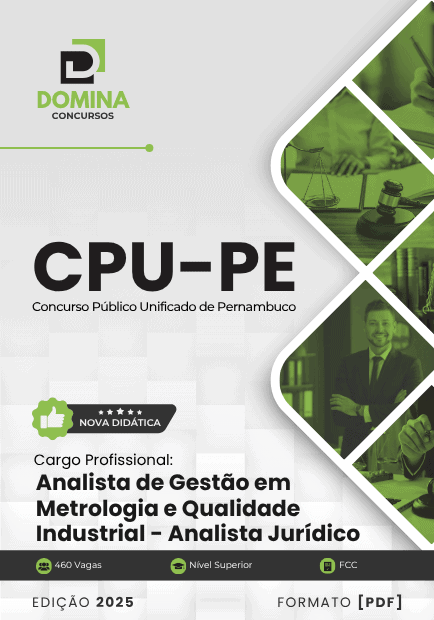 Apostila Analista Gestão Metrologia Analista Jurídico CPU PE 2025 1 Apostila Analista Gestão Metrologia Analista Jurídico CPU PE 2025