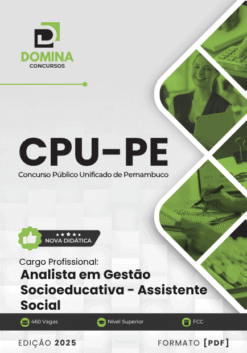 Apostila Analista Gestão Socioeducativa Assistente Social CPU PE 2025