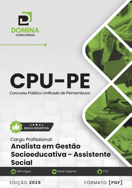 Apostila Analista Gestão Socioeducativa Assistente Social CPU PE 2025 1 Apostila Analista Gestão Socioeducativa Assistente Social CPU PE 2025