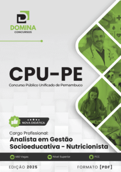 Apostila Analista Gestão Socioeducativa Nutricionista CPU PE 2025