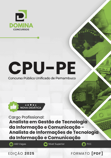 Apostila Analista Informações Tecnologia da Informação Comunicação CPU PE 2025 1 Apostila Analista Informações Tecnologia da Informação Comunicação CPU PE 2025