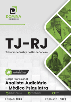 Apostila Analista Judiciário Médico Psiquiatra TJ RJ 2026