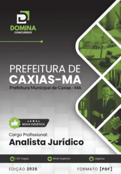 Apostila Analista Jurídico Caxias MA 2026