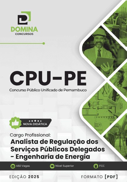Apostila Analista Regulação Serviços Públicos Delegados Engenharia de Energia CPU PE 2025 1 Apostila Analista Regulação Serviços Públicos Delegados Engenharia de Energia CPU PE 2025