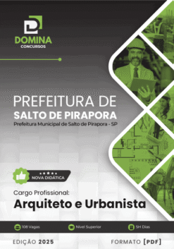 Apostila Arquiteto e Urbanista Salto de Pirapora SP 2025
