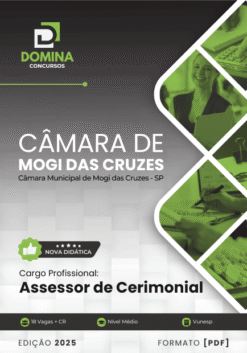 Apostila Assessor de Cerimonial Câmara Mogi das Cruzes SP 2025