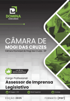 Apostila Assessor de Imprensa Legislativo Câmara Mogi das Cruzes SP 2025