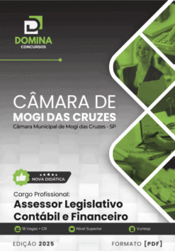 Apostila Assessor Legislativo Contábil Câmara Mogi das Cruzes SP 2025