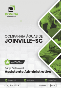 Apostila Assistente Administrativo Águas de Joinville SC 2025