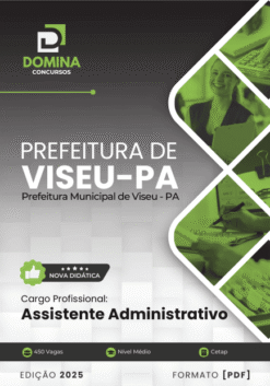 Apostila Assistente Administrativo Viseu PA 2025