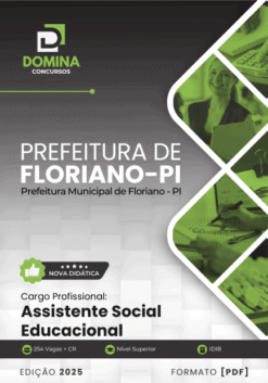 Apostila Assistente Social Educacional Floriano PI 2025