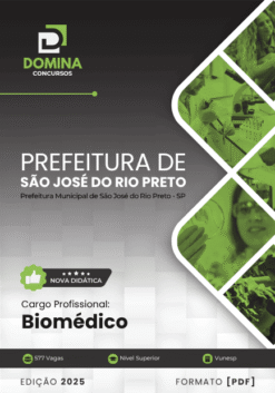 Apostila Biomédico São José do Rio Preto SP 2025