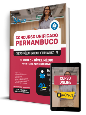 Apostila Concurso Unificado Pernambuco 2025 - Bloco 3 - Nível Médio - Assistente Administrativo 1 Apostila Concurso Unificado Pernambuco 2025 - Bloco 3 - Nível Médio - Assistente Administrativo