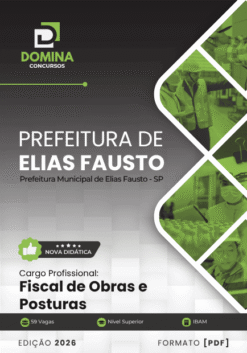 Apostila Fiscal de Obras e Posturas Elias Fausto SP 2026