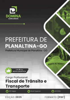 Apostila Fiscal de Trânsito e Transporte Planaltina GO 2025