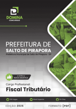 Apostila Fiscal Tributário Salto de Pirapora SP 2025