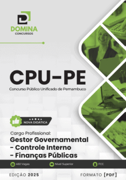 Apostila Gestor Governamental Controle Interno Finanças Públicas CPU PE 2025