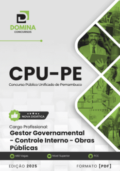 Apostila Gestor Governamental Controle Interno Obras Públicas CPU PE 2025