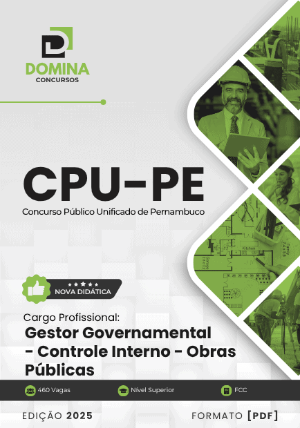 Apostila Gestor Governamental Controle Interno Obras Públicas CPU PE 2025 1 Apostila Gestor Governamental Controle Interno Obras Públicas CPU PE 2025