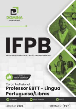 Apostila IFPB Língua Portuguesa Libras 2025