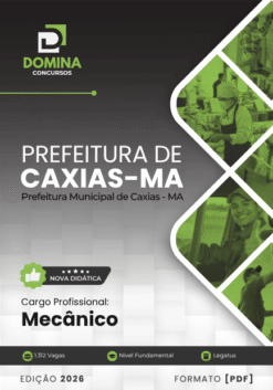 Apostila Mecânico Caxias MA 2026