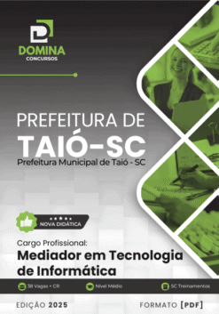 Apostila Mediador em Tecnologia de Informática Taió SC 2025