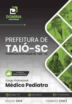 Apostila Médico Pediatra Taió SC 2025
