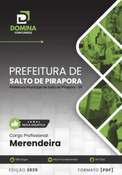 Apostila Merendeira Salto de Pirapora SP 2025