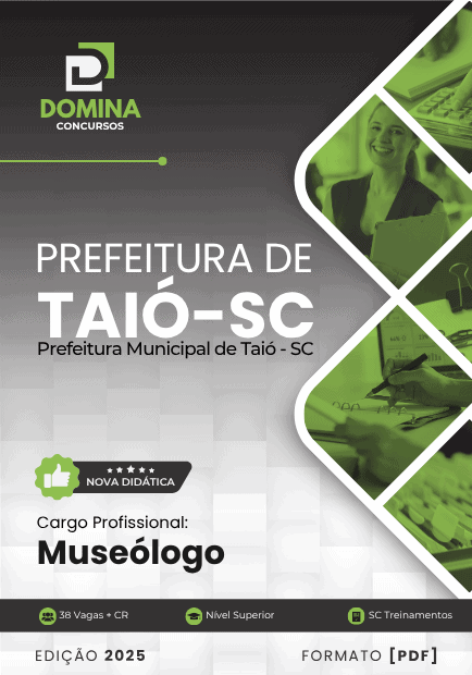 Apostila Museólogo Taió SC 2025 1 Apostila Museólogo Taió SC 2025