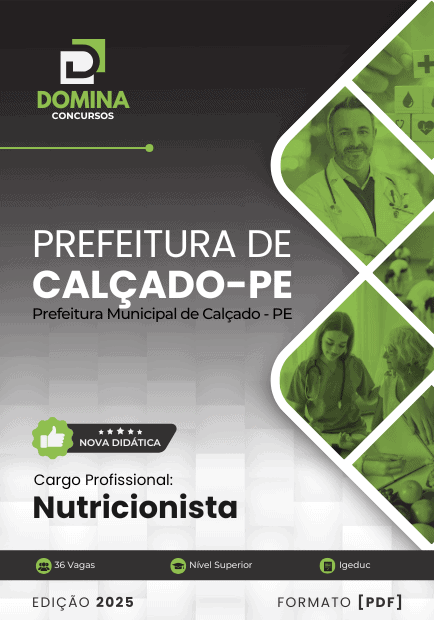 Apostila Nutricionista Calçado PE 2025 1 Apostila Nutricionista Calçado PE 2025